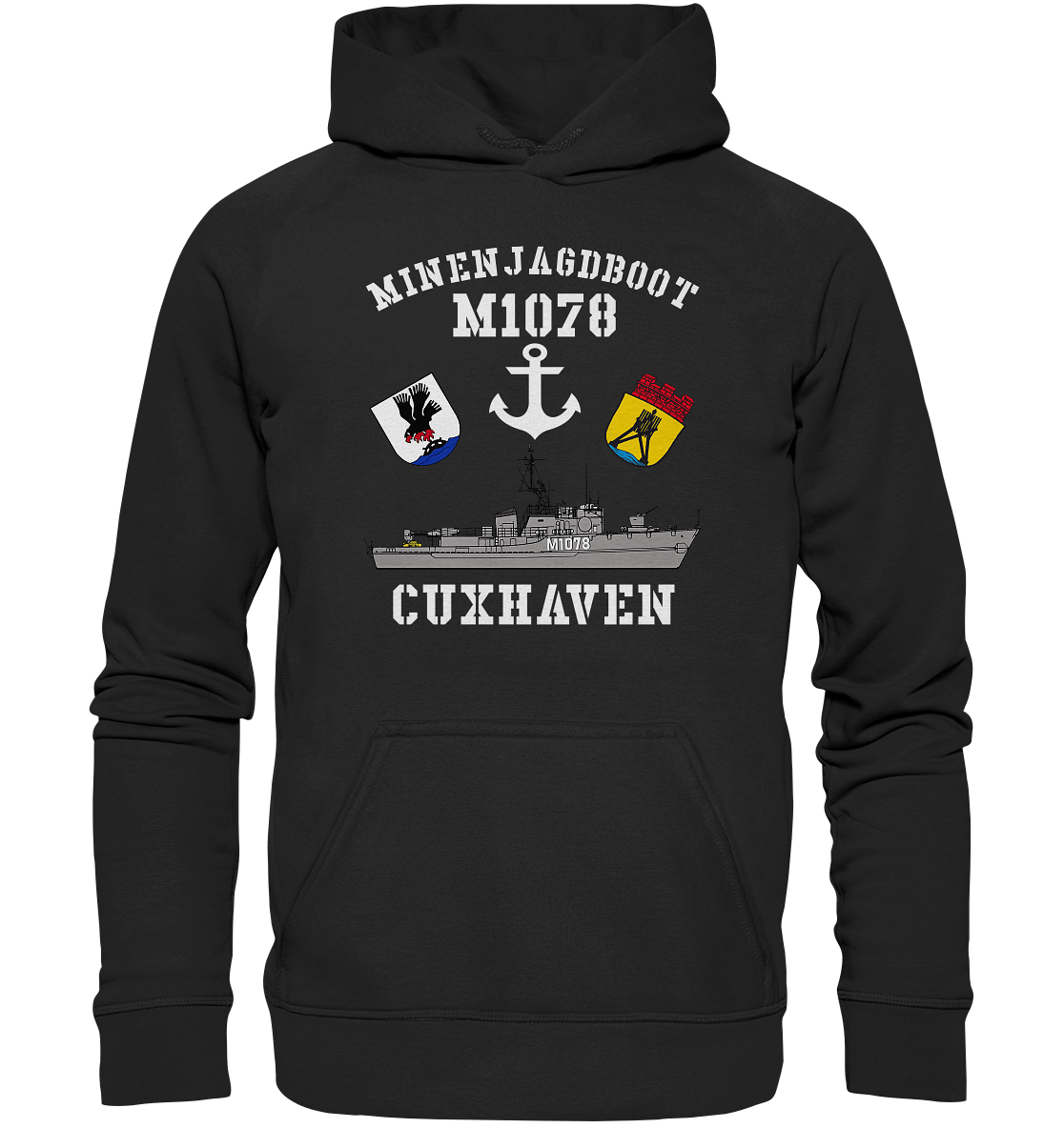 Mij.-Boot M1078 CUXHAVEN - Basic Unisex Hoodie XL