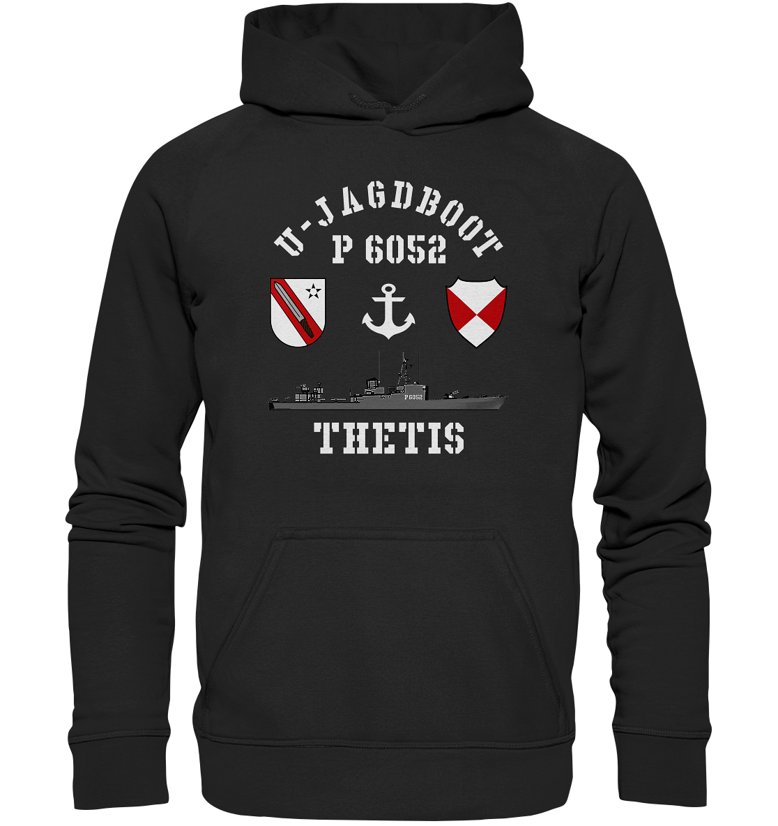 U-Jagdboot P6052 THETIS Anker - Basic Unisex Hoodie XL