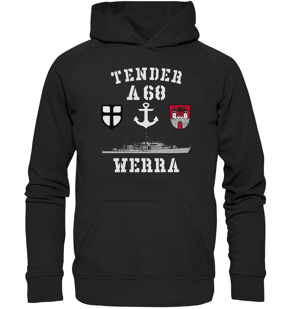 Tender A68 WERRA 7.SG Anker - Basic Unisex Hoodie XL