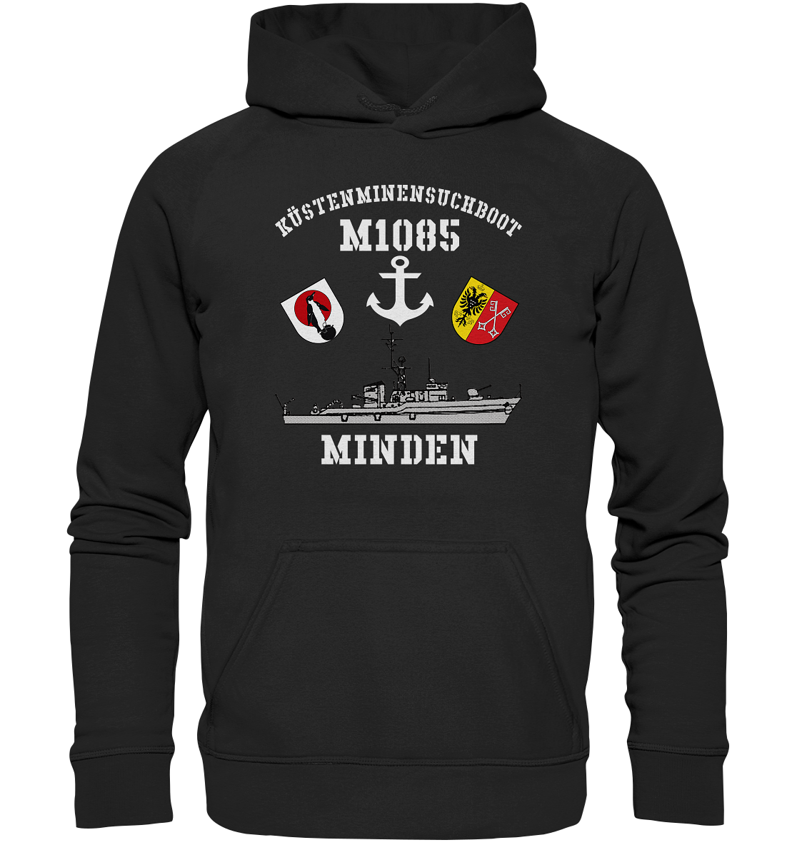 KM-Boot M1085 MINDEN Anker - Basic Unisex Hoodie XL