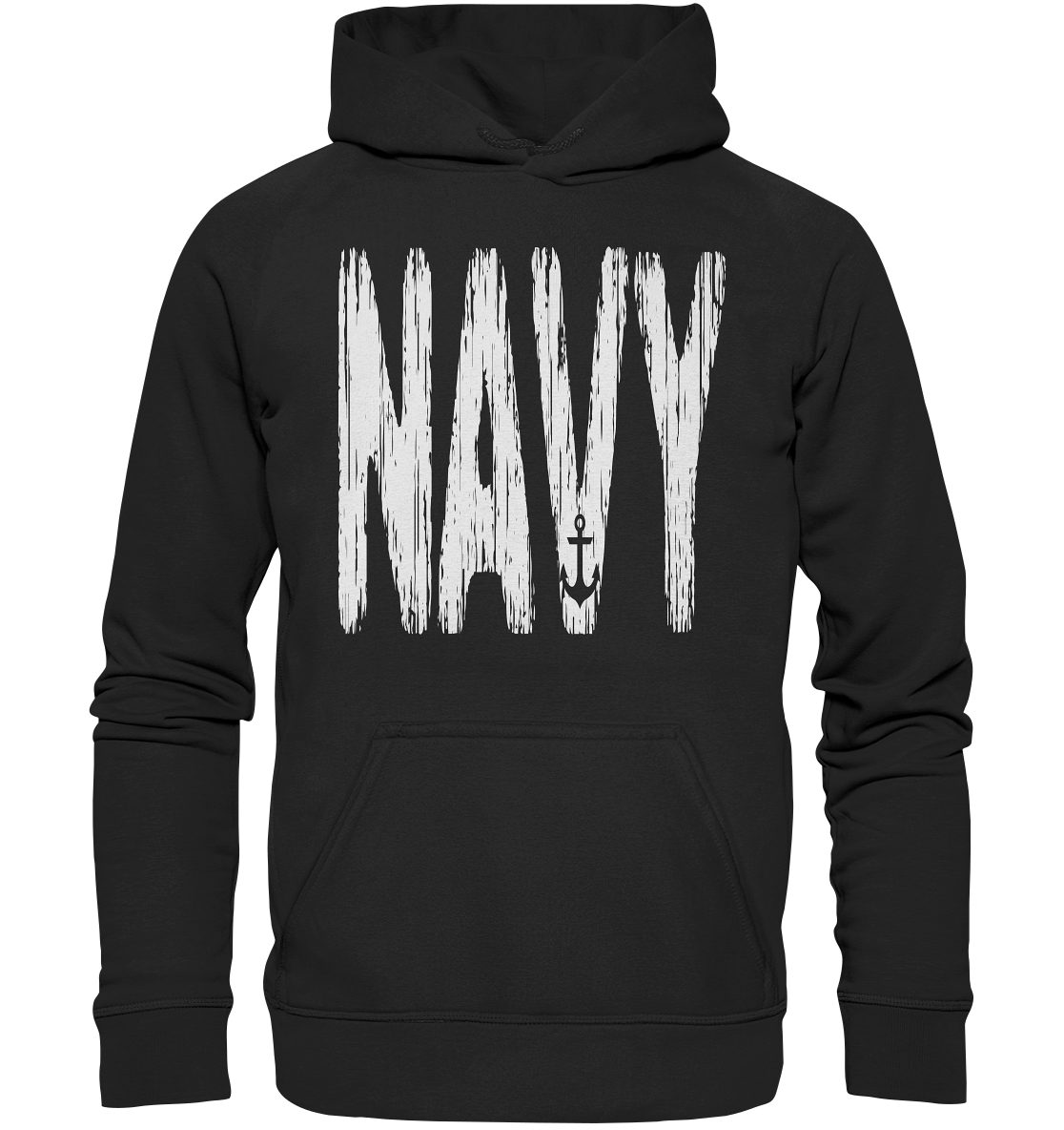 NAVY Anker - Basic Unisex Hoodie XL