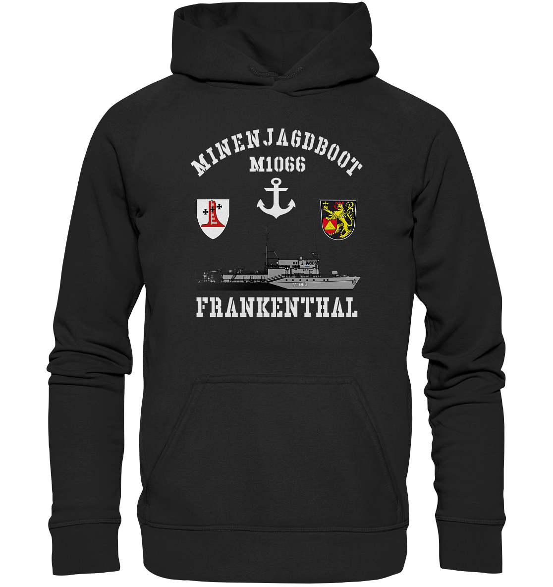Mij.-Boot M1066 FRANKENTHAL Anker 1.MSG - Basic Unisex Hoodie XL