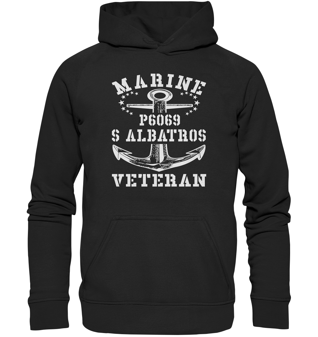 P6069 S ALBATROS Marine Veteran - Basic Unisex Hoodie XL