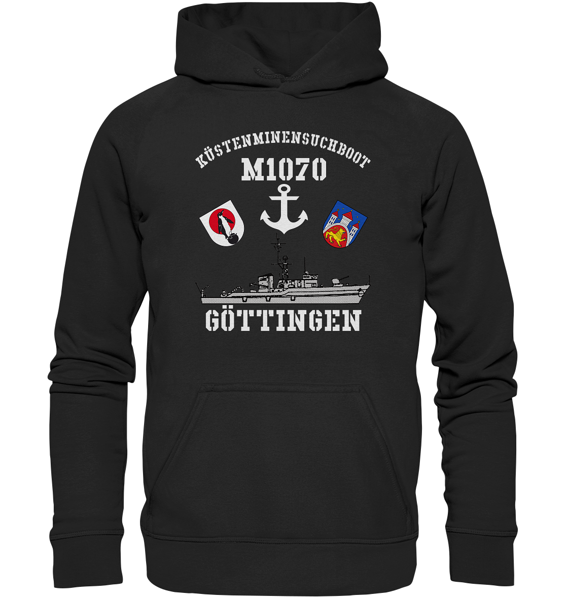 KM-Boot M1070 GÖTTINGEN Anker - Basic Unisex Hoodie XL