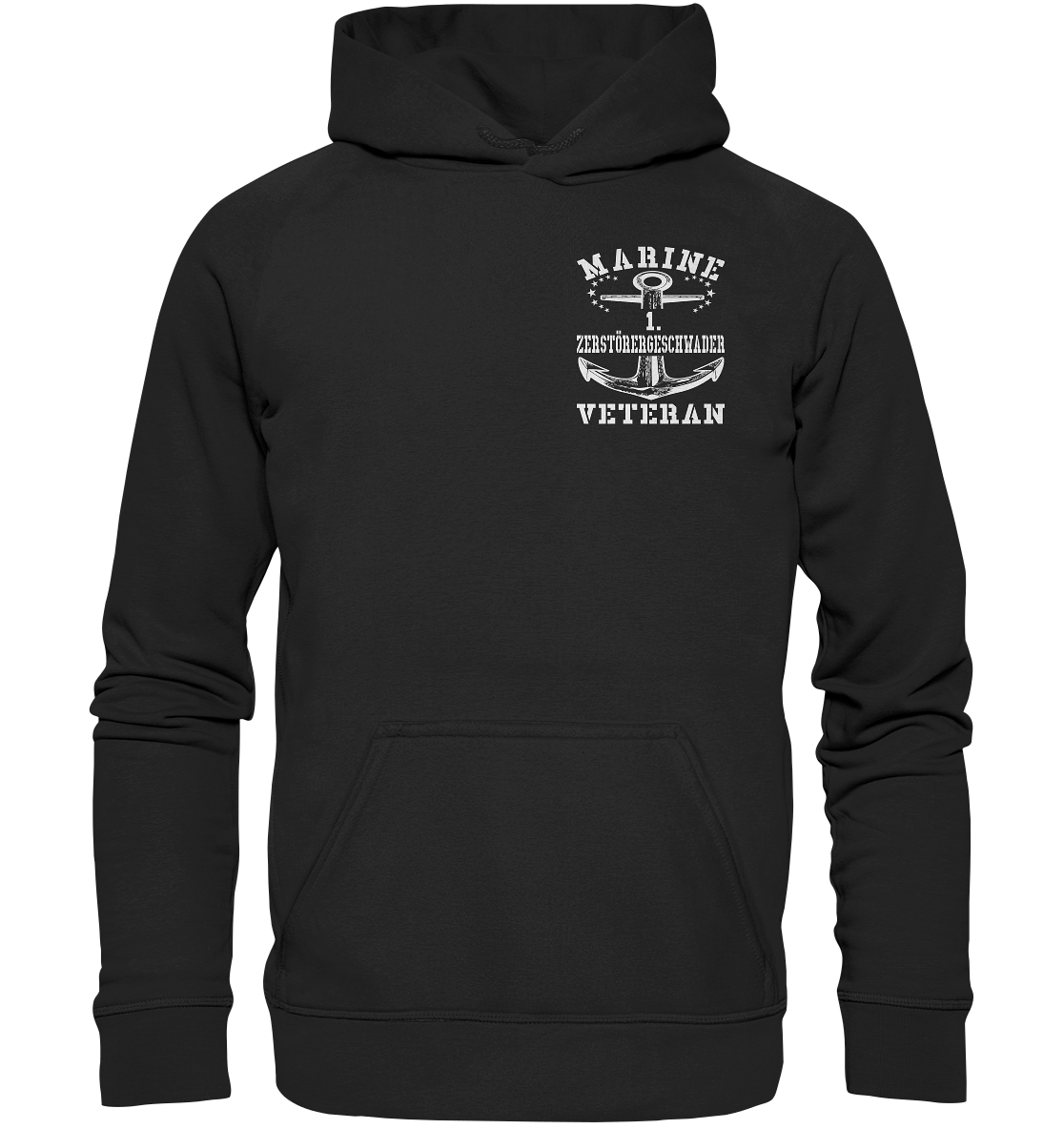 1. Zerstörergeschwader Marine Veteran - Basic Unisex Hoodie XL