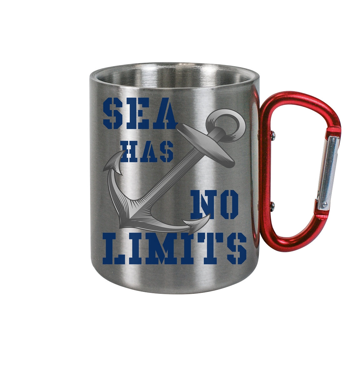 Sea has no limits - Edelstahl Tasse
