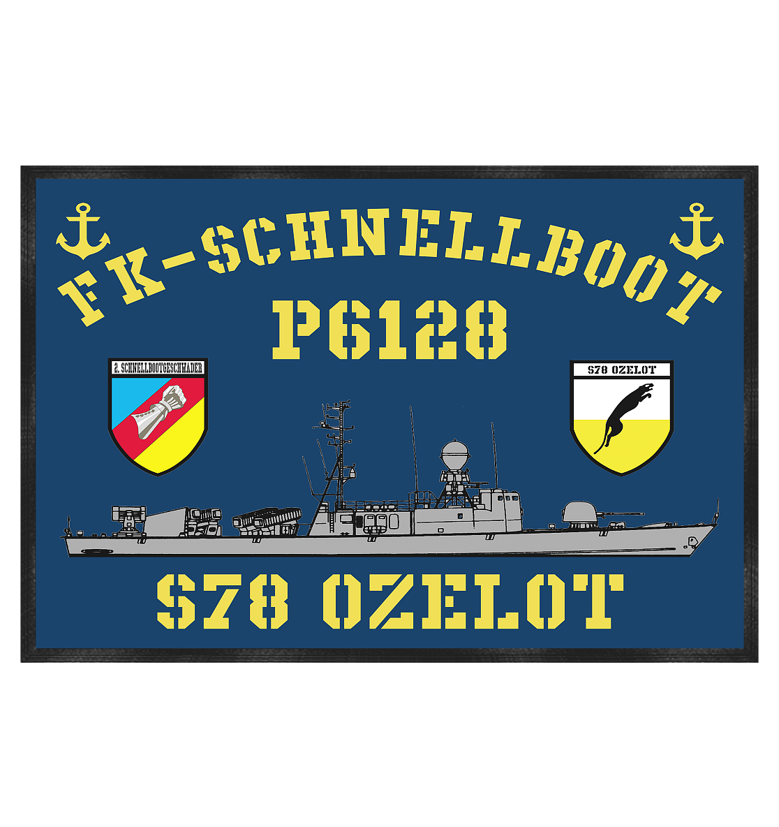 P6128 S78 OZELOT 2.SG - Fußmatte 60x40cm
