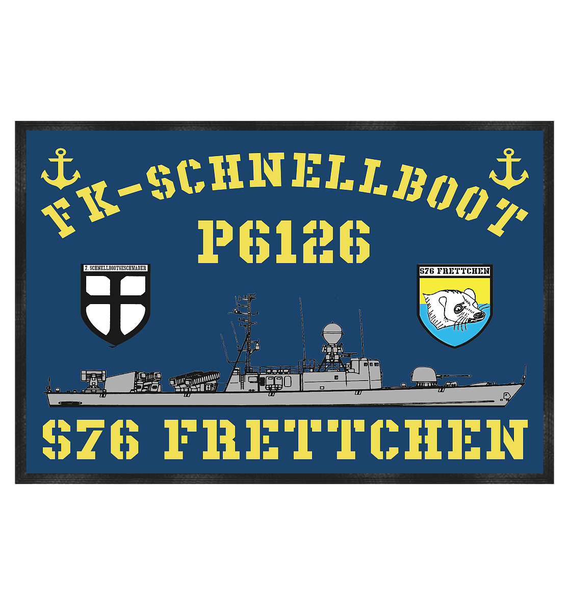 P6126 S76 FRETTCHEN 7.SG - Fußmatte 60x40cm