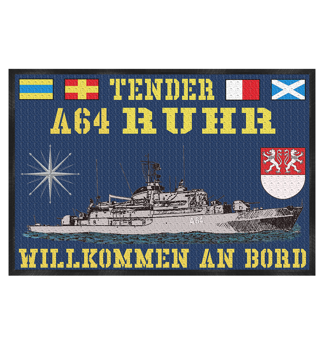 Tender A64 RUHR - Fußmatte 60x40cm