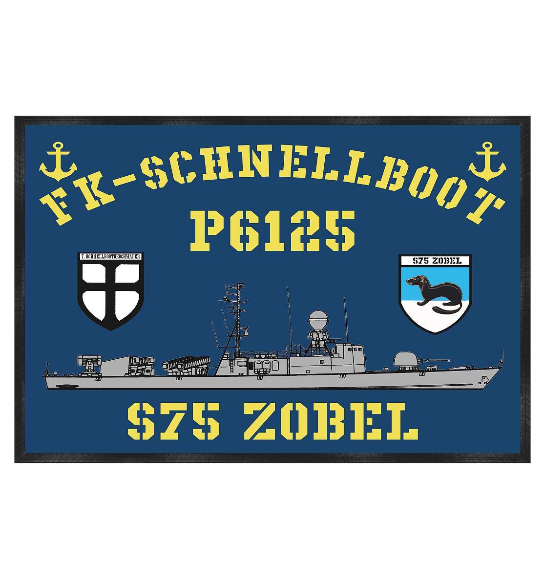 P6125 S75 ZOBEL 7.SG - Fußmatte 60x40cm