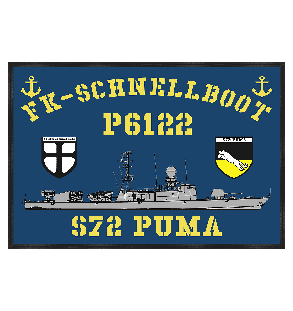 P6122 S72 P.U.M.A. 7.SG - Fußmatte 60x40cm