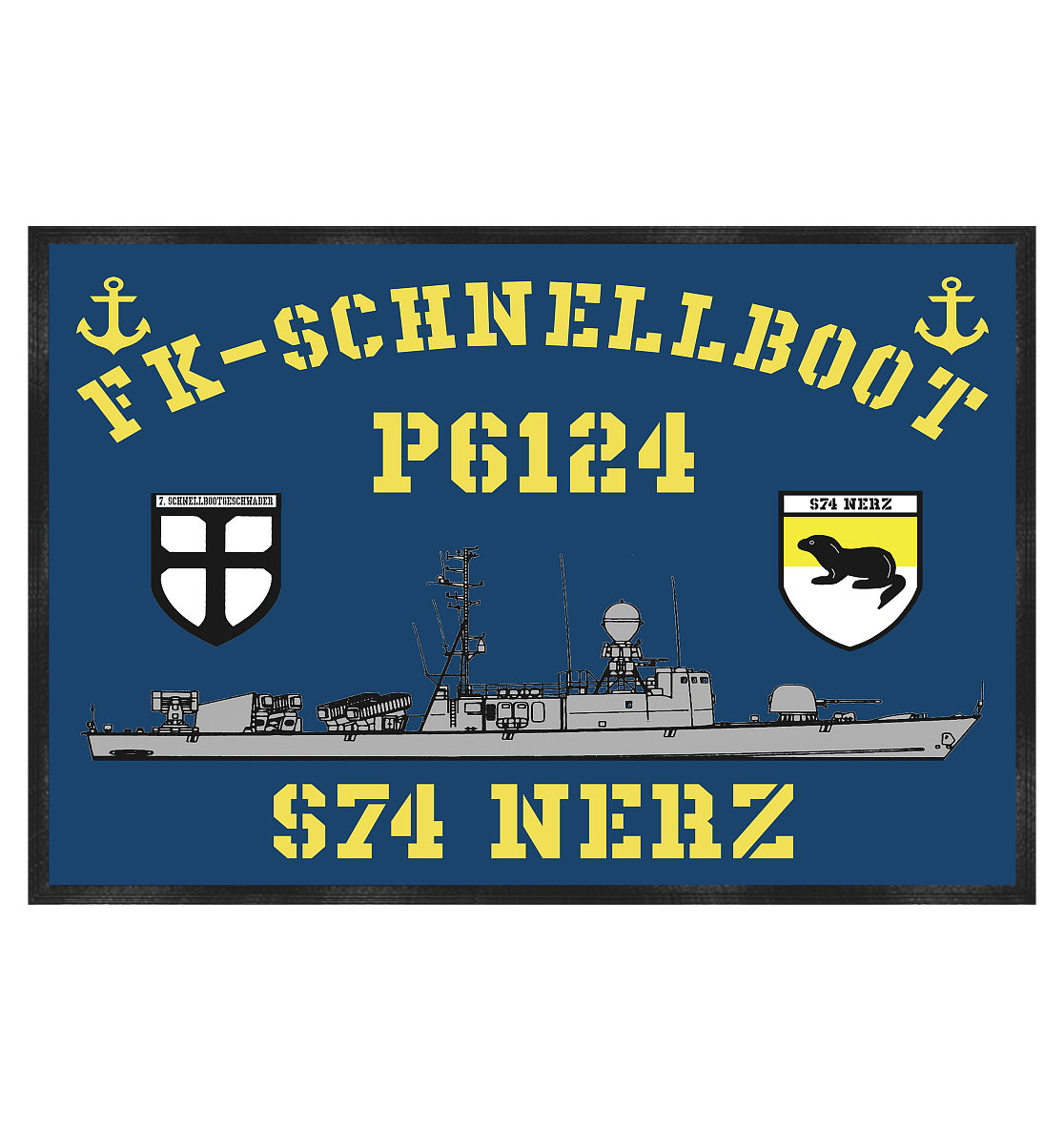P6124 S74 NERZ 7.SG - Fußmatte 60x40cm
