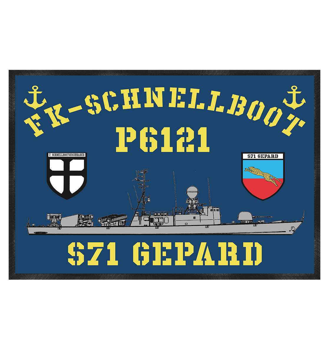 P6121 S71 GEPARD 7.SG - Fußmatte 60x40cm