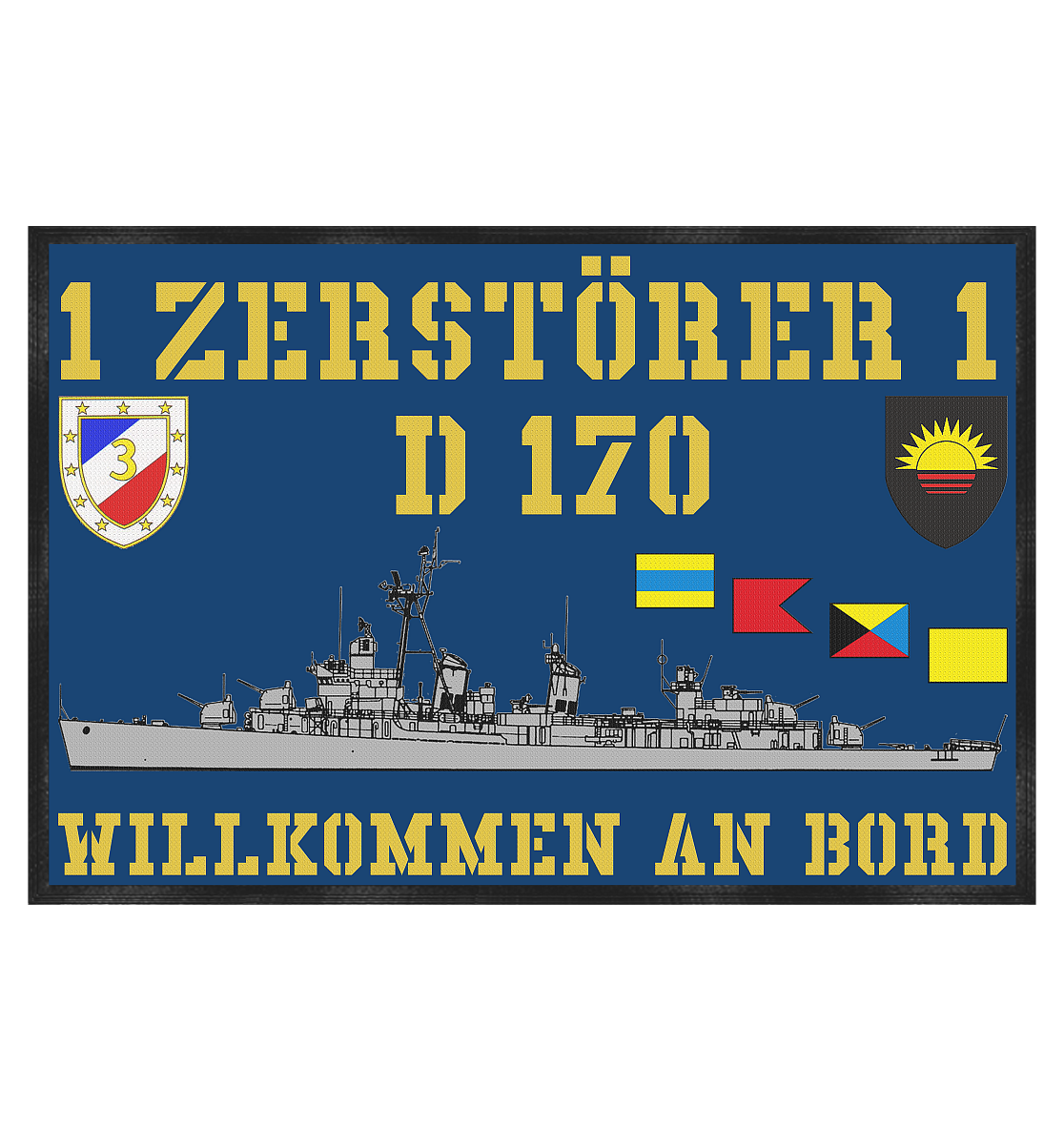 Fußmatte D170 ZERSTÖRER 1 - Fußmatte 60x40cm