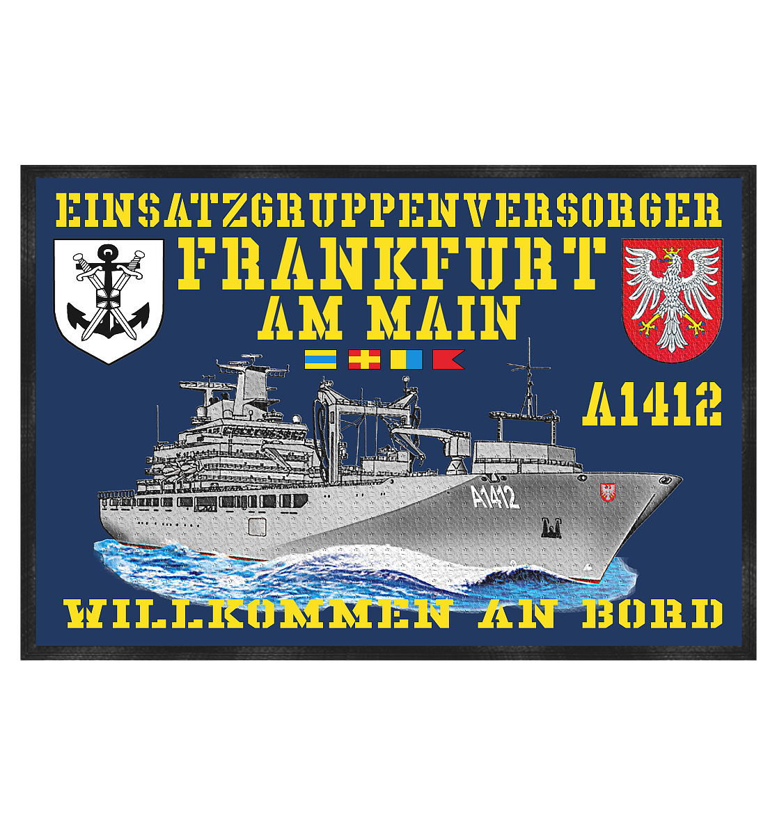 EGV A1412 FRANKFURT AM MAIN - Fußmatte 60x40cm