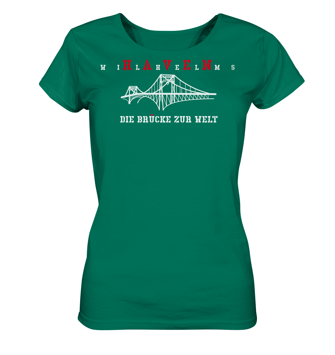 WILHELMSHAVEN - Die Brücke zur Welt - Ladies Organic Shirt