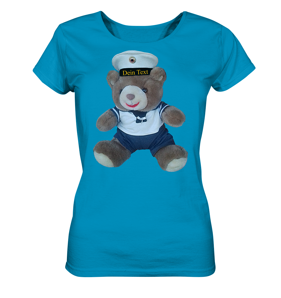 Teddy DEIN TEXT - Ladies Organic Shirt