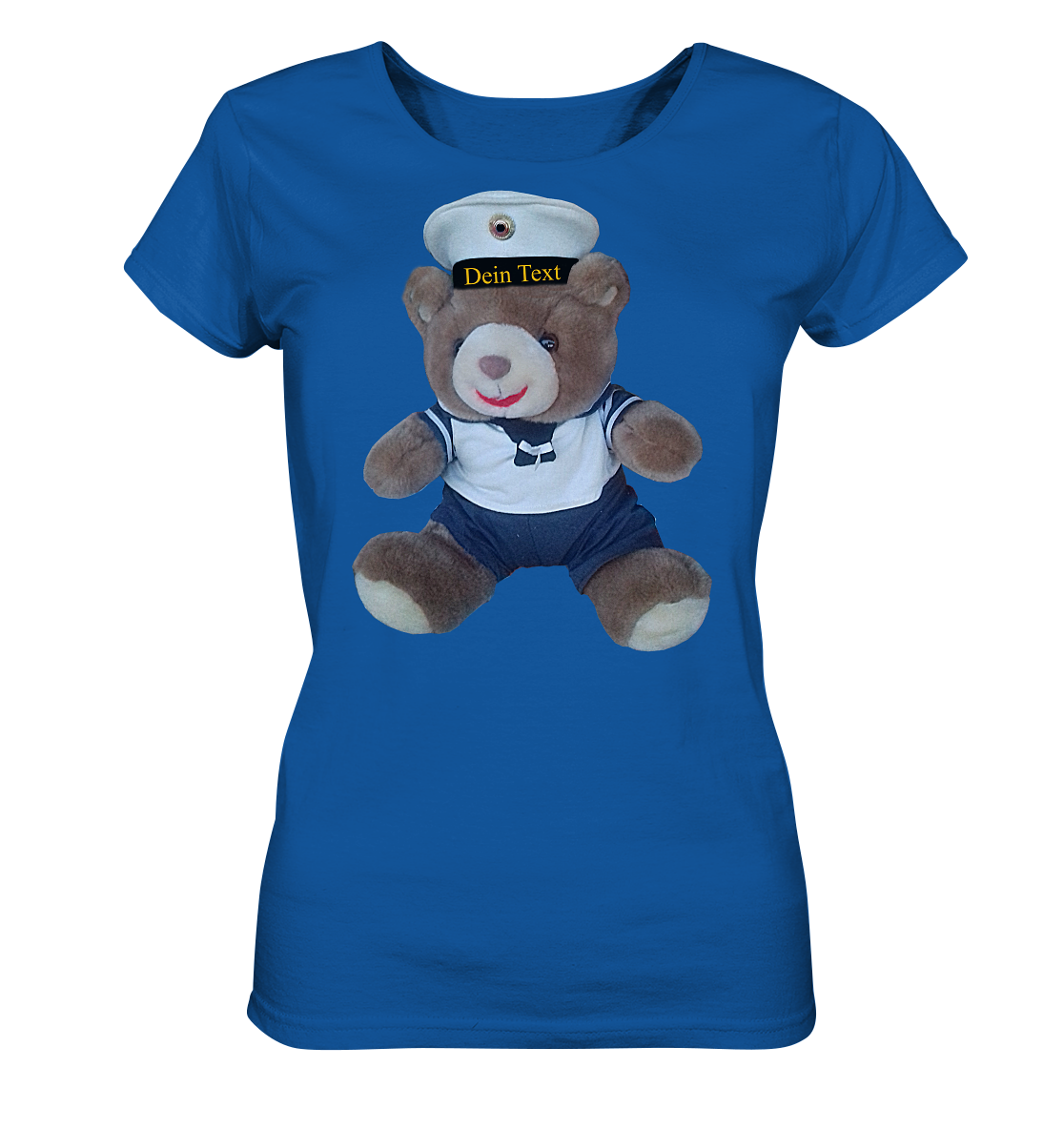 Teddy DEIN TEXT - Ladies Organic Shirt