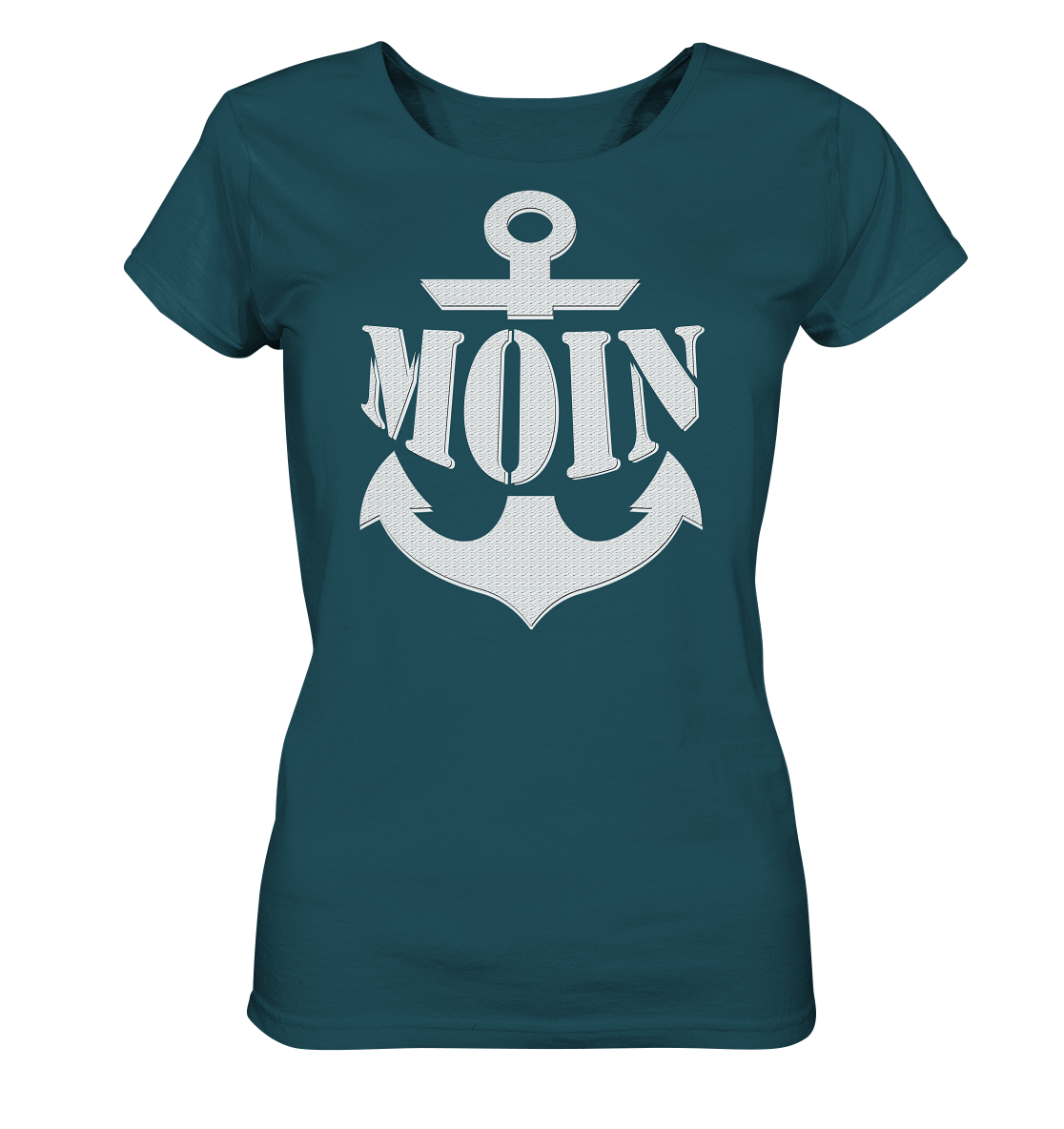 MOIN Anker weiß - Ladies Organic Shirt