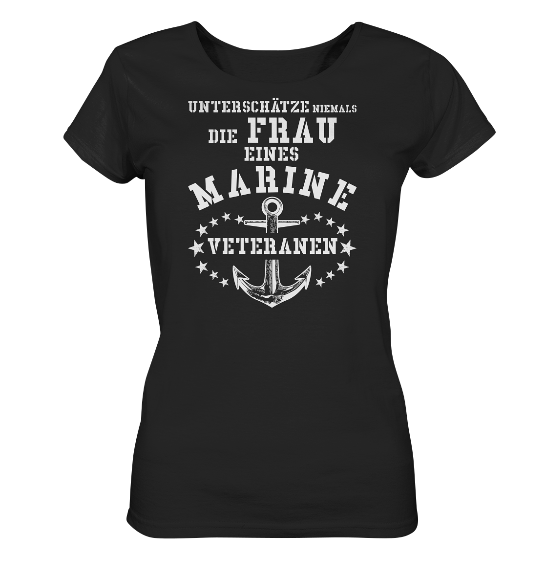 Unterschätze niemals die Frau.... - Ladies Organic Shirt