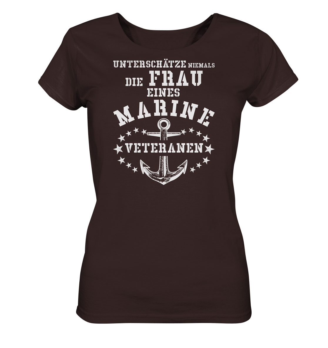 Unterschätze niemals die Frau.... - Ladies Organic Shirt