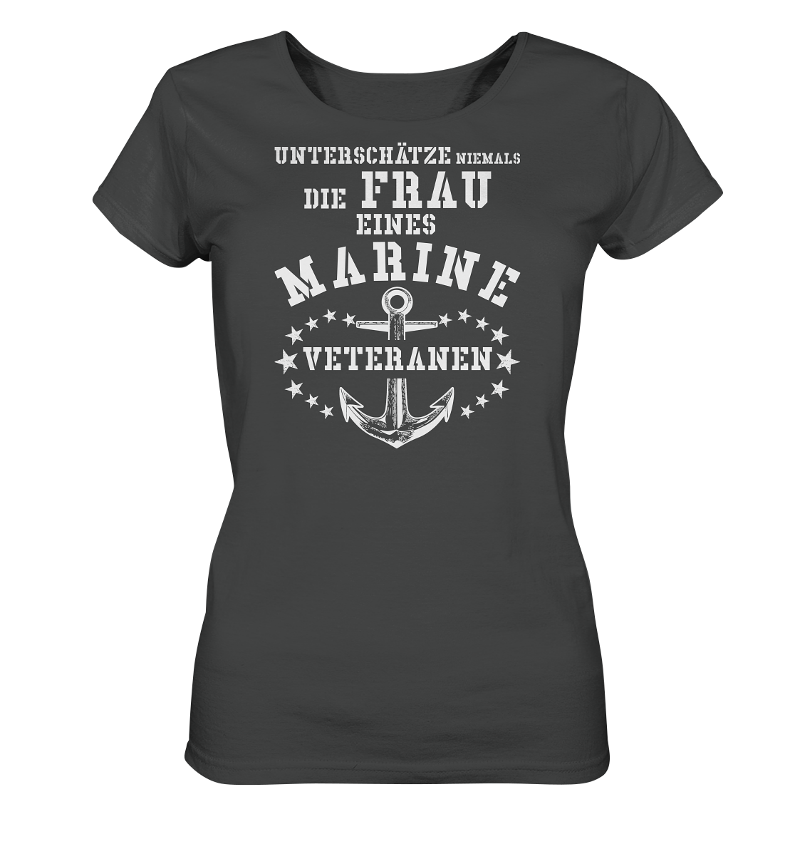Unterschätze niemals die Frau.... - Ladies Organic Shirt