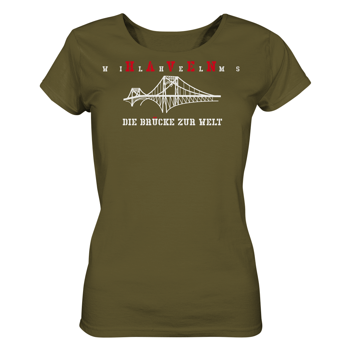 WILHELMSHAVEN - Die Brücke zur Welt - Ladies Organic Shirt