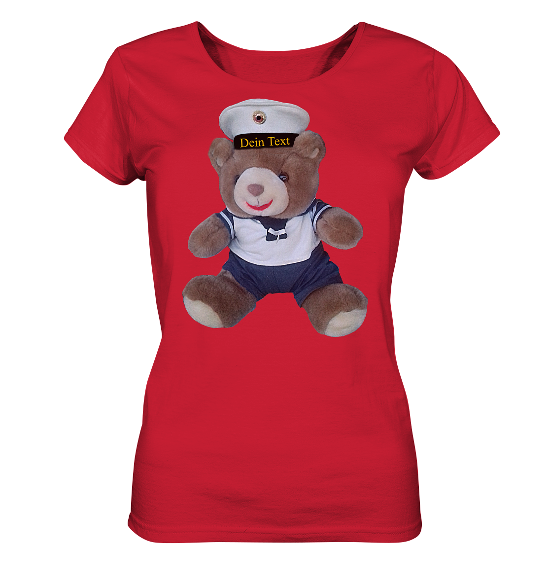 Teddy DEIN TEXT - Ladies Organic Shirt