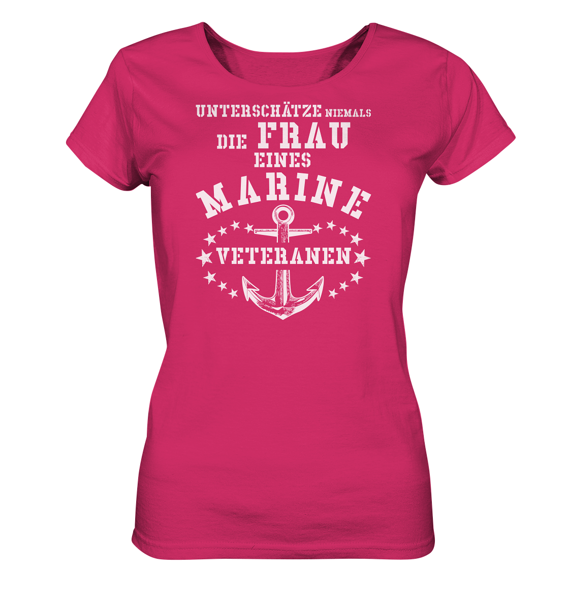 Unterschätze niemals die Frau.... - Ladies Organic Shirt