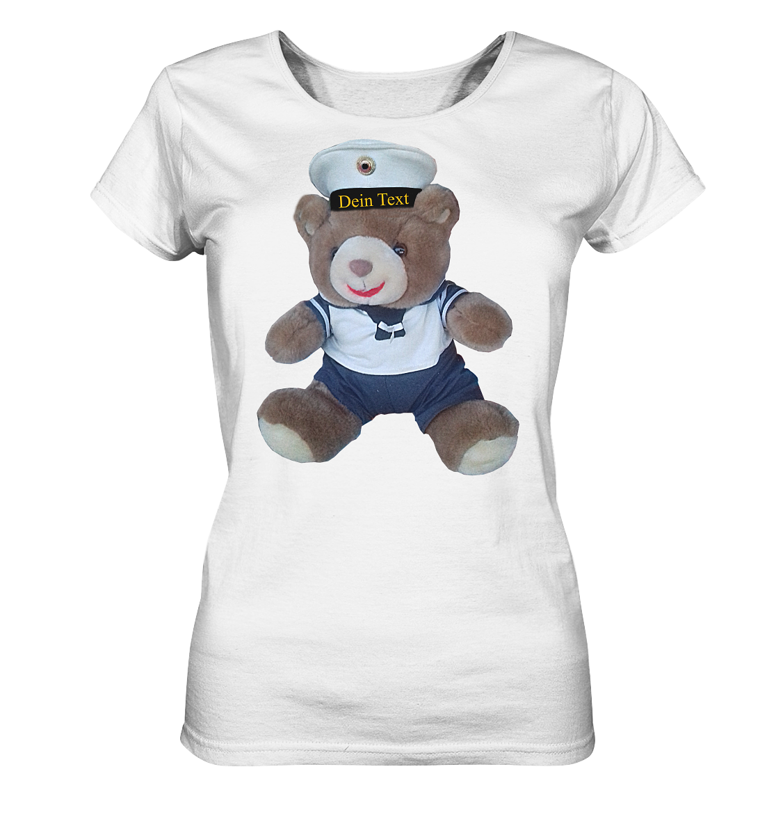 Teddy DEIN TEXT - Ladies Organic Shirt