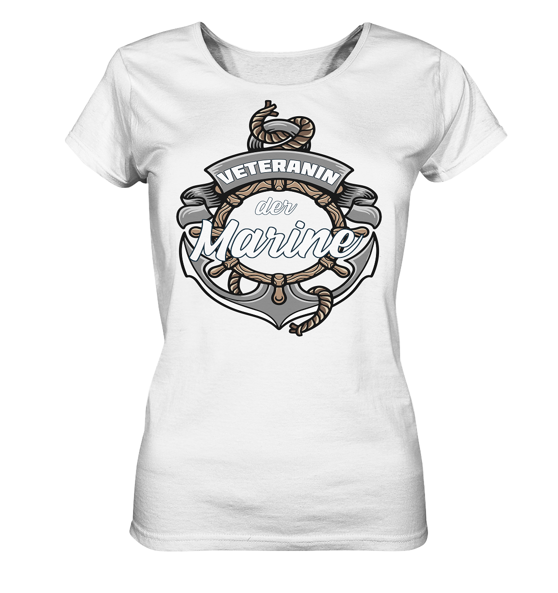 Veteranin der Marine - Ladies Organic Shirt