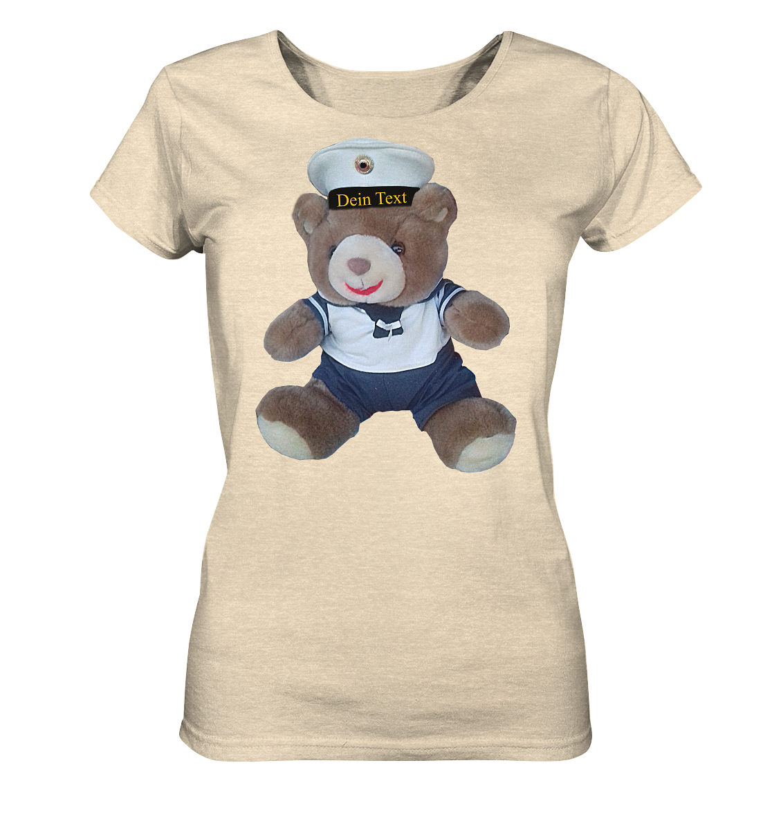 Teddy DEIN TEXT - Ladies Organic Shirt