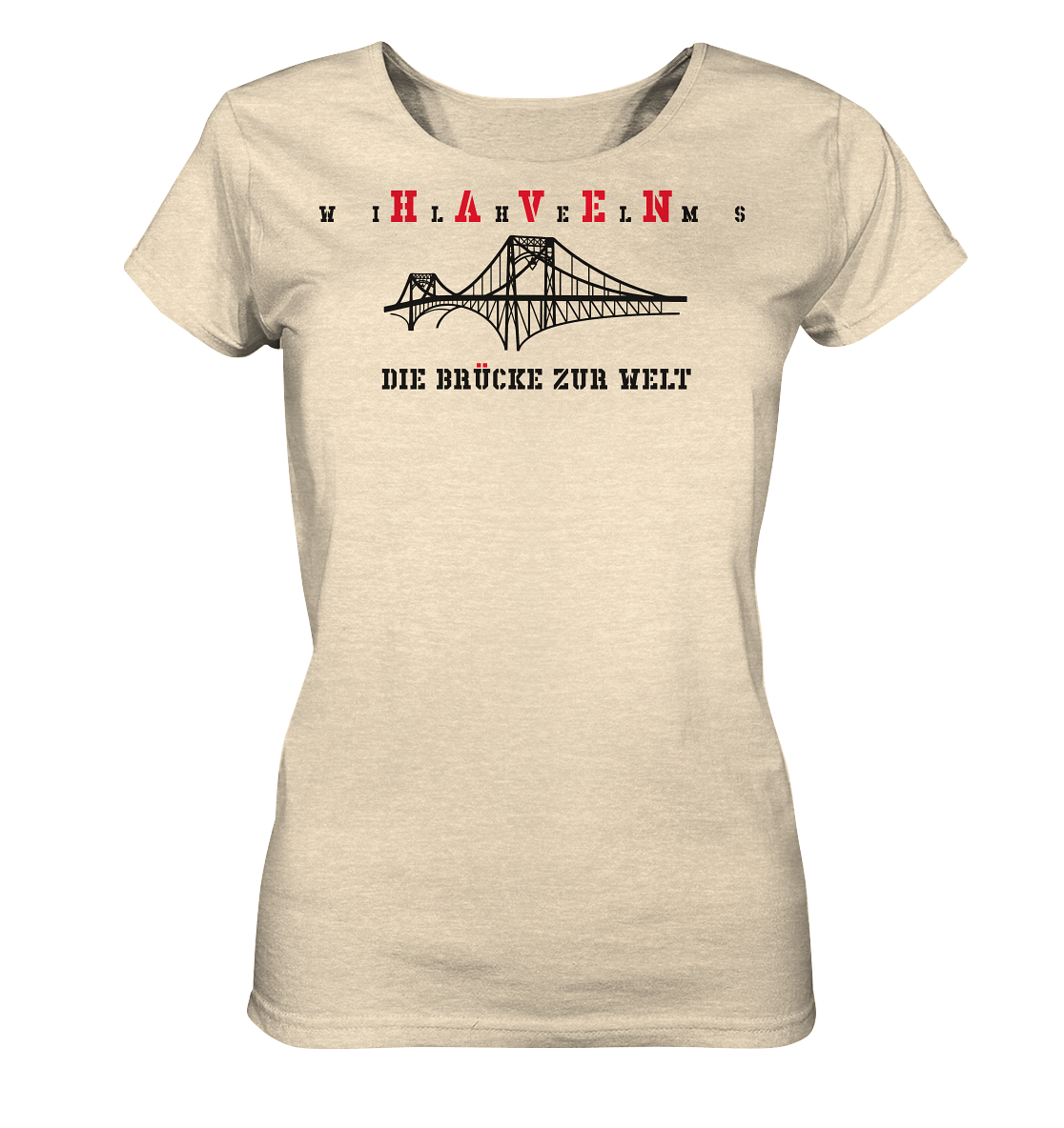 WILHELMSHAVEN - Die Brücke zur Welt - Ladies Organic Shirt