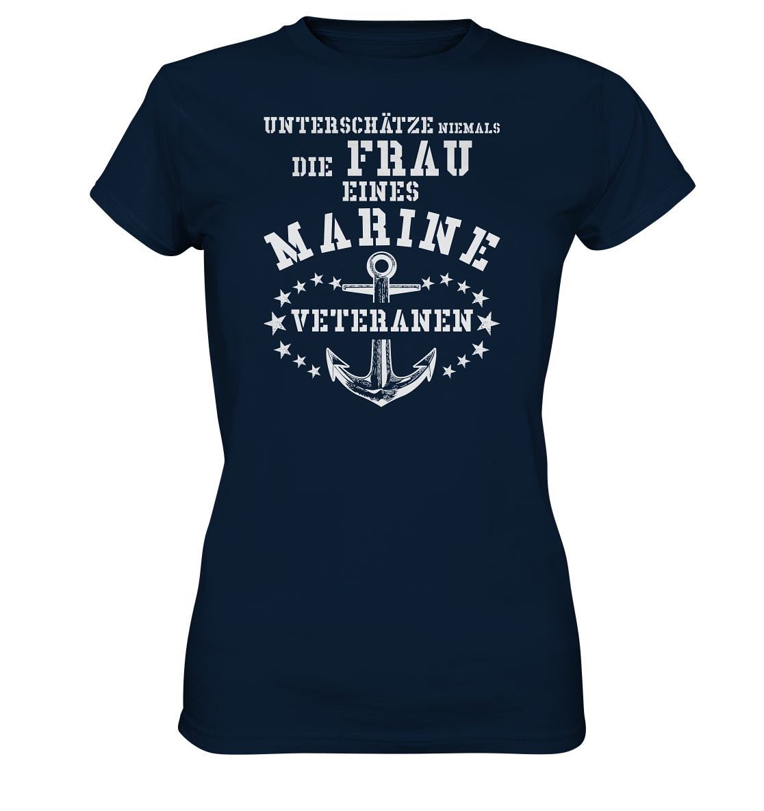 Unterschätze niemals die Frau.... - Ladies Premium Shirt