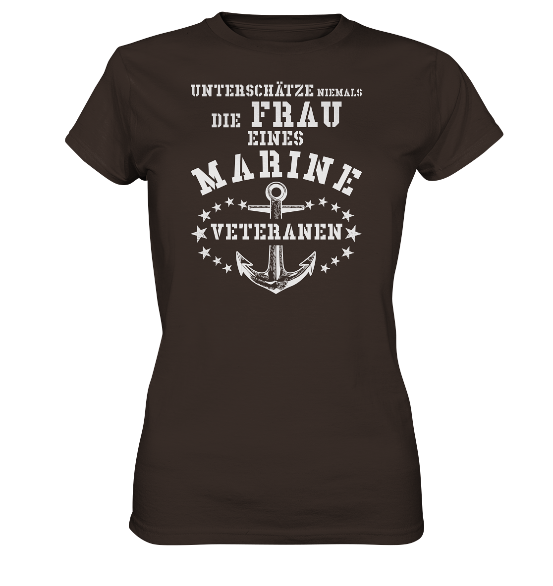 Unterschätze niemals die Frau.... - Ladies Premium Shirt