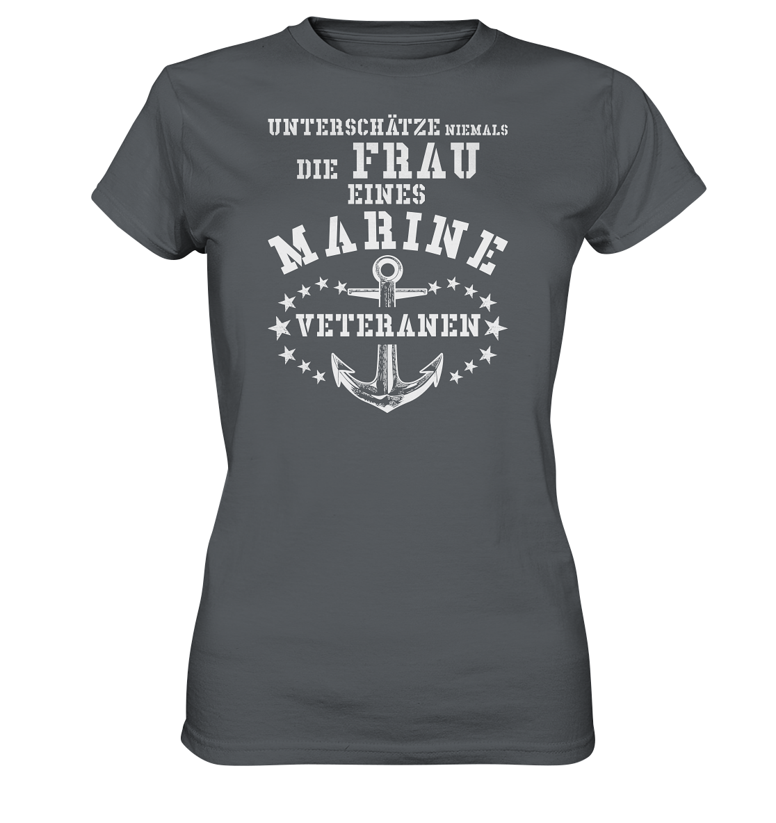 Unterschätze niemals die Frau.... - Ladies Premium Shirt