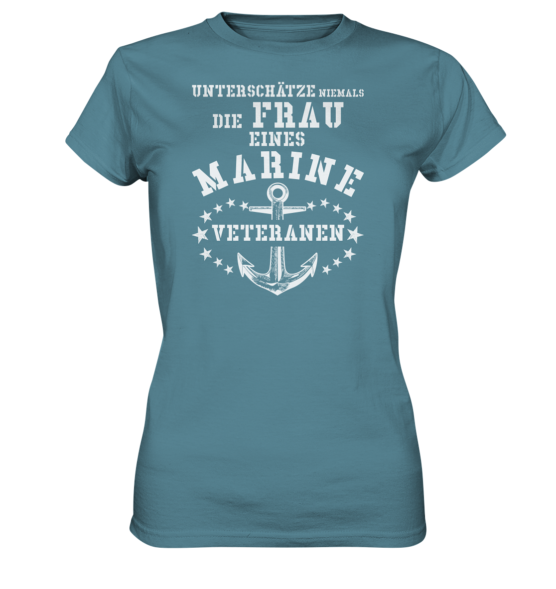 Unterschätze niemals die Frau.... - Ladies Premium Shirt