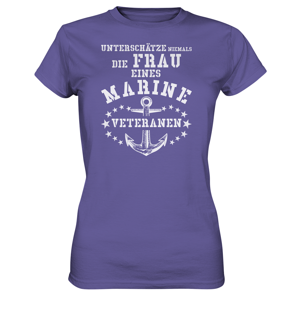 Unterschätze niemals die Frau.... - Ladies Premium Shirt