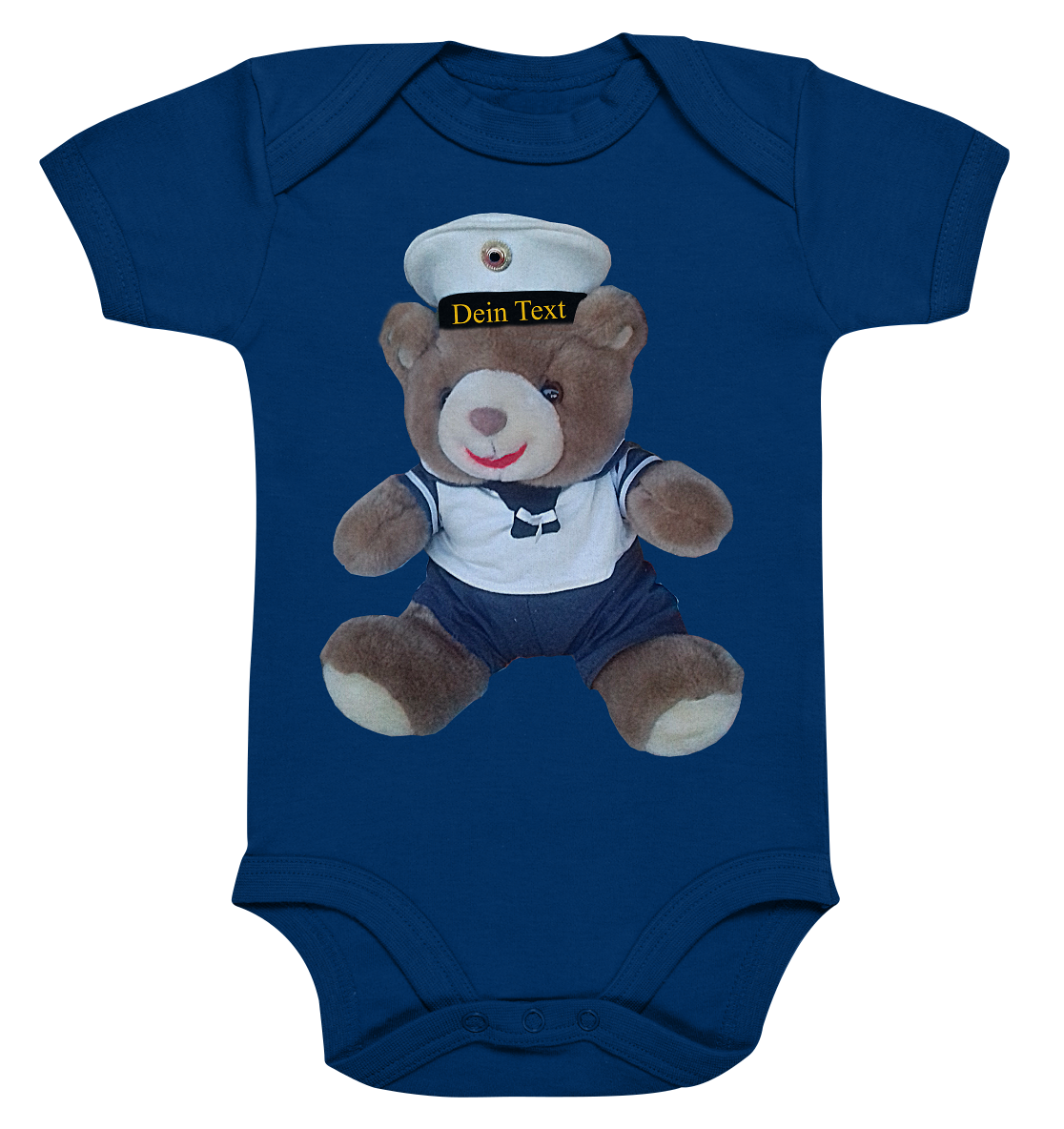 Teddy Dein Text - Organic Baby Bodysuite
