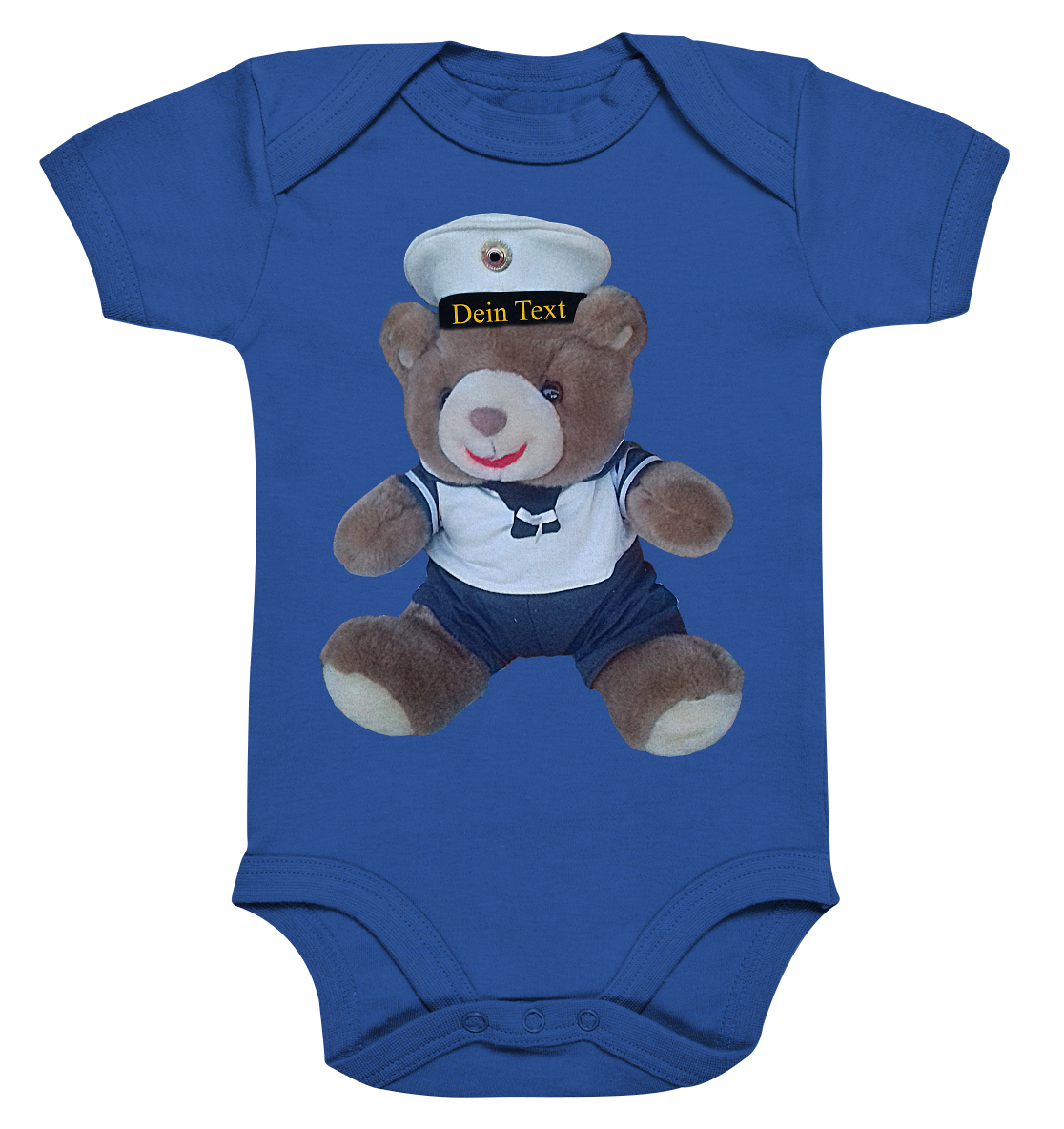 Teddy Dein Text - Organic Baby Bodysuite