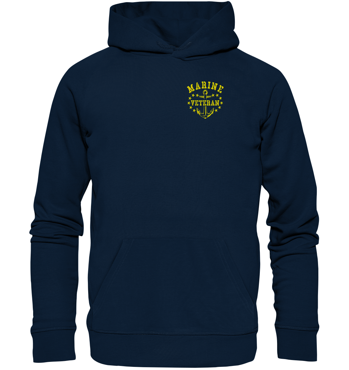 MARINE VETERAN Anker - Organic Hoodie (Stick)