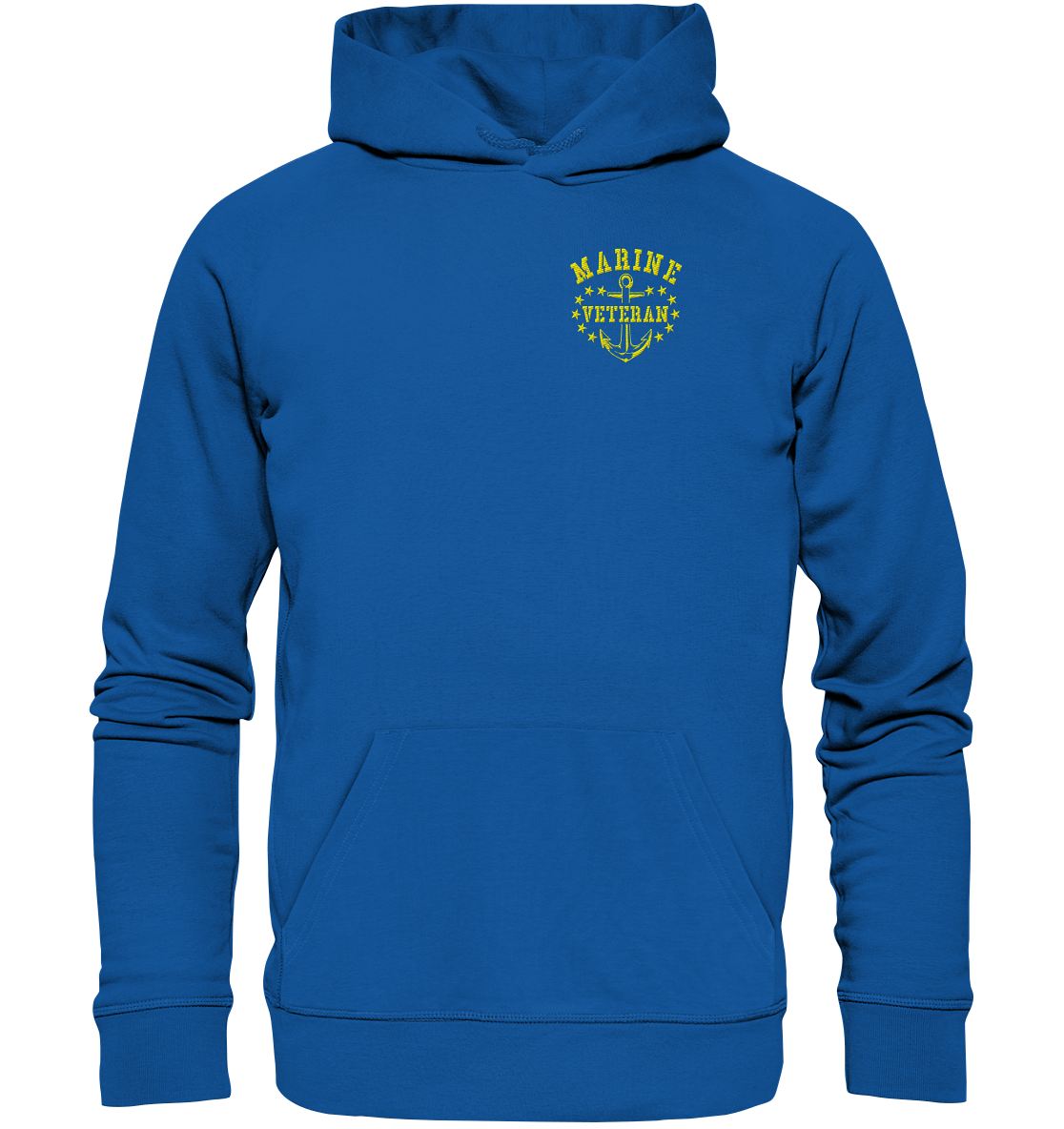 MARINE VETERAN Anker - Organic Hoodie (Stick)