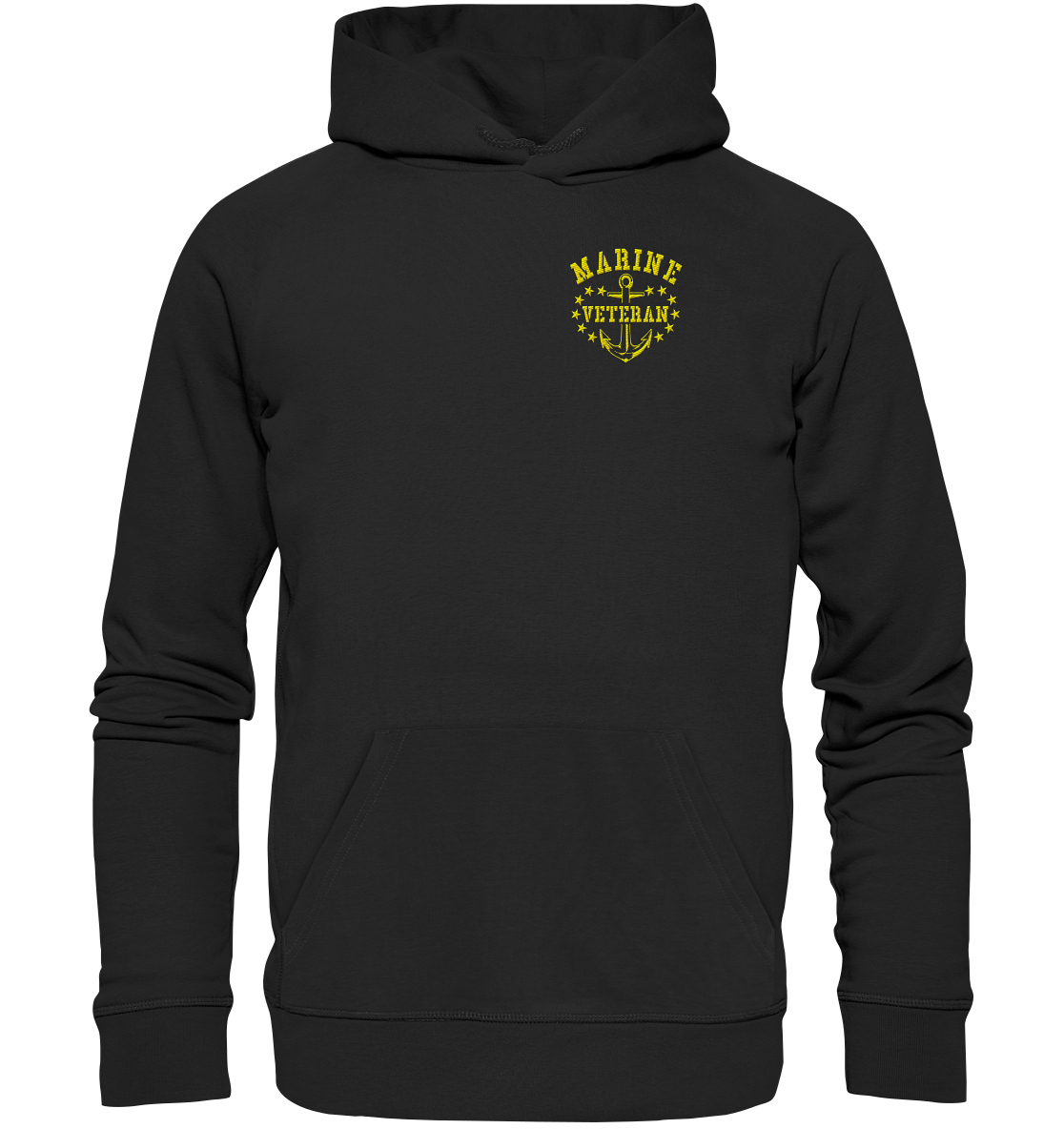 MARINE VETERAN Anker - Organic Hoodie (Stick)