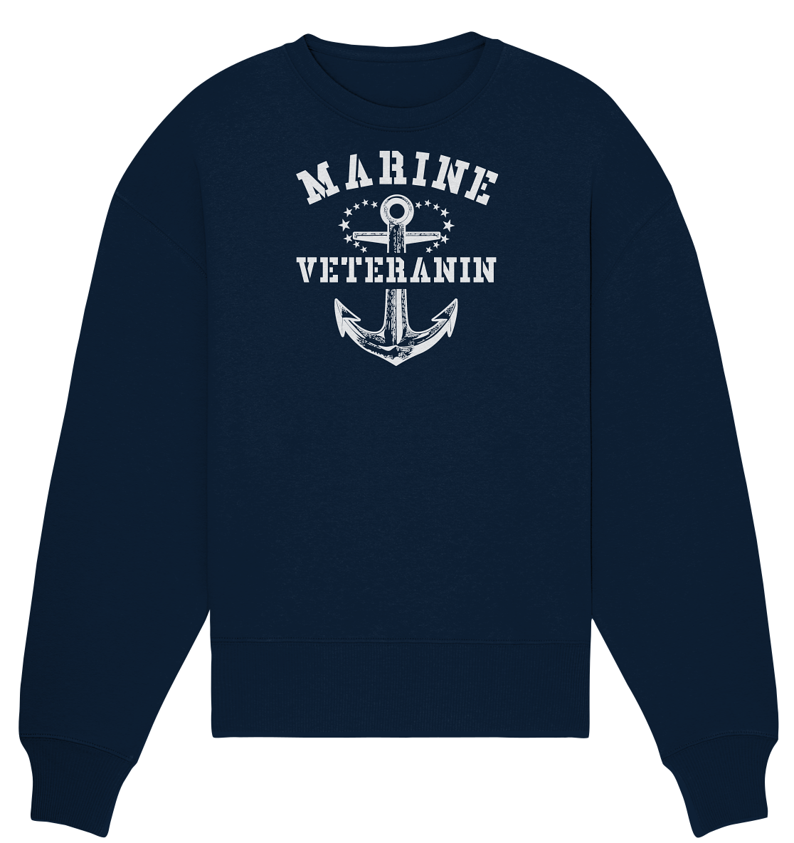 Marine Veteranin - Organic Oversize Sweatshirt
