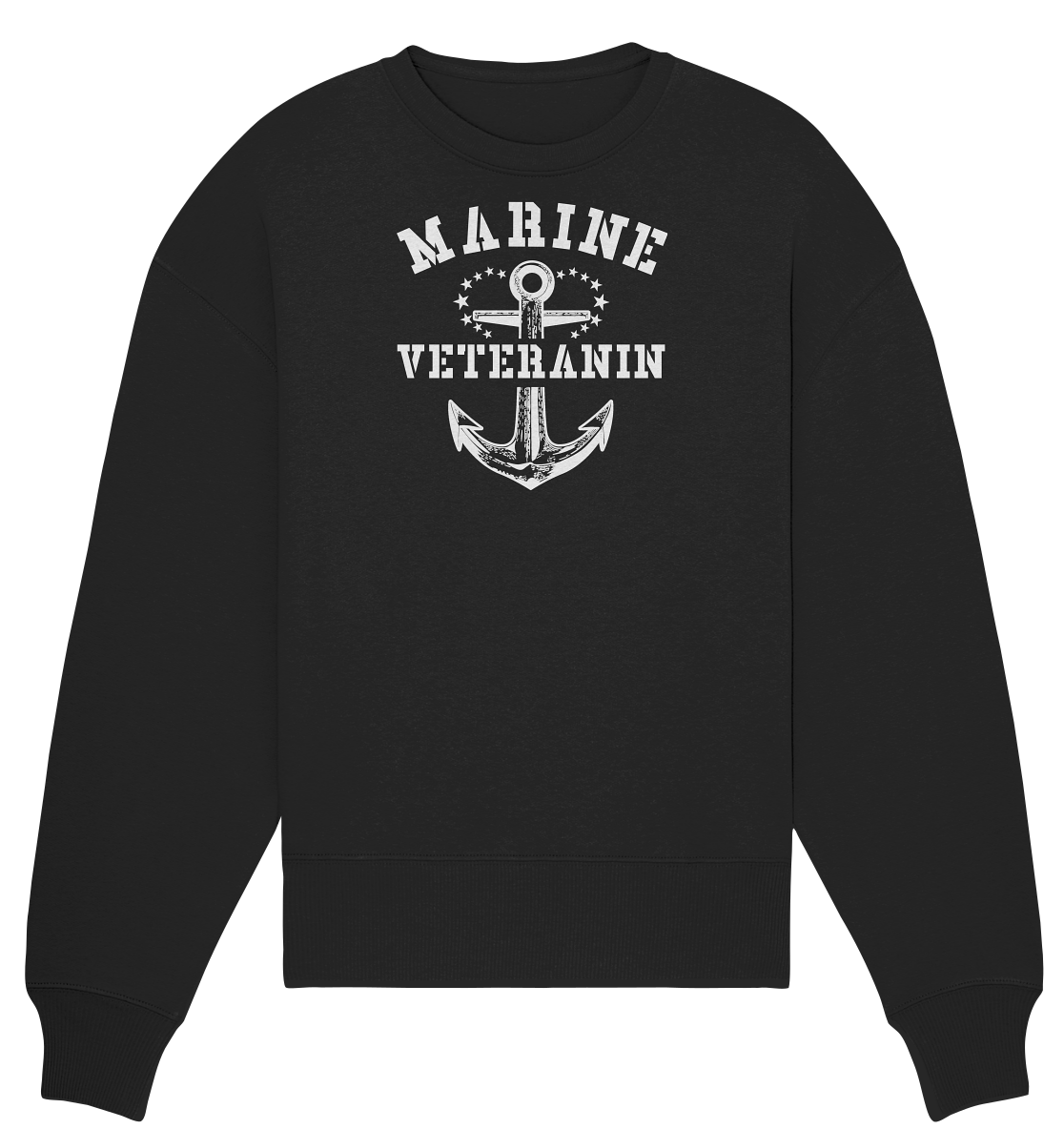 Marine Veteranin - Organic Oversize Sweatshirt