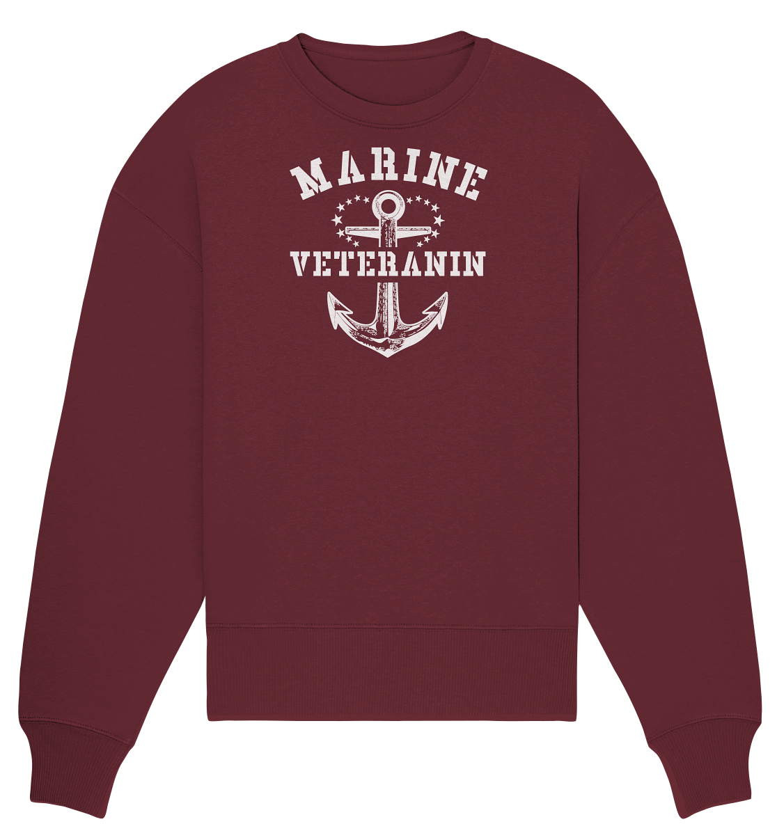 Marine Veteranin - Organic Oversize Sweatshirt