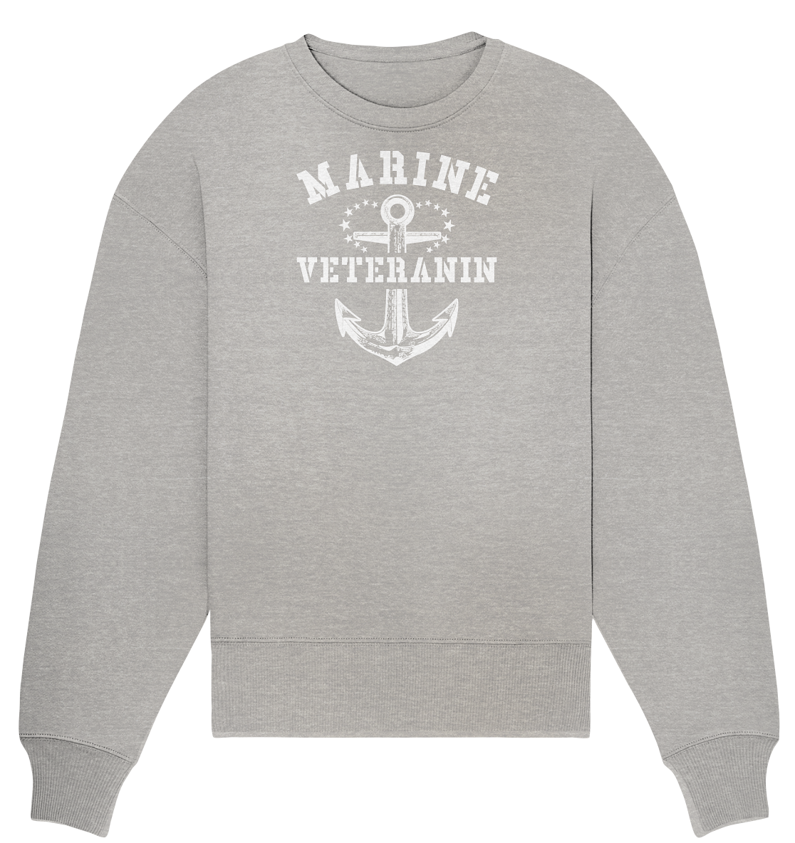 Marine Veteranin - Organic Oversize Sweatshirt
