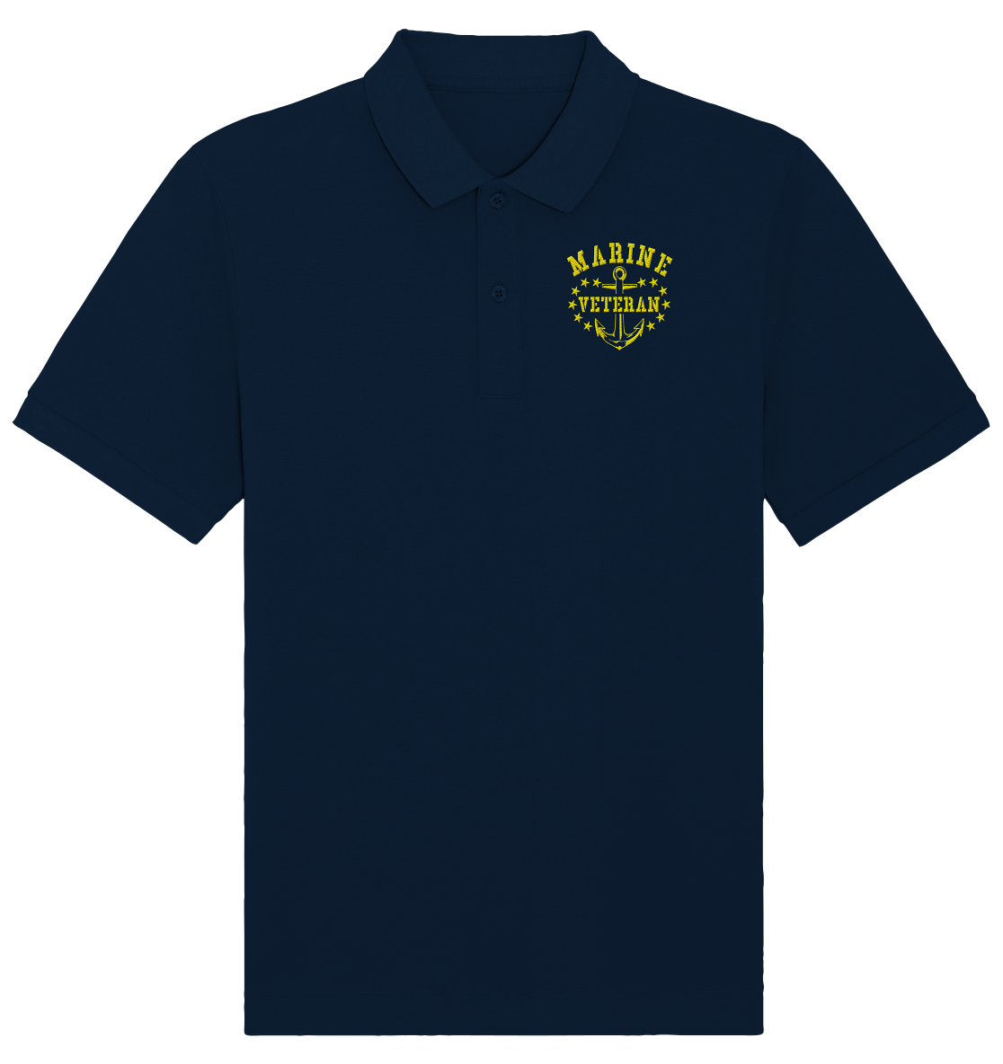 Marine Veteran Anker - Organic Poloshirt (Stick)
