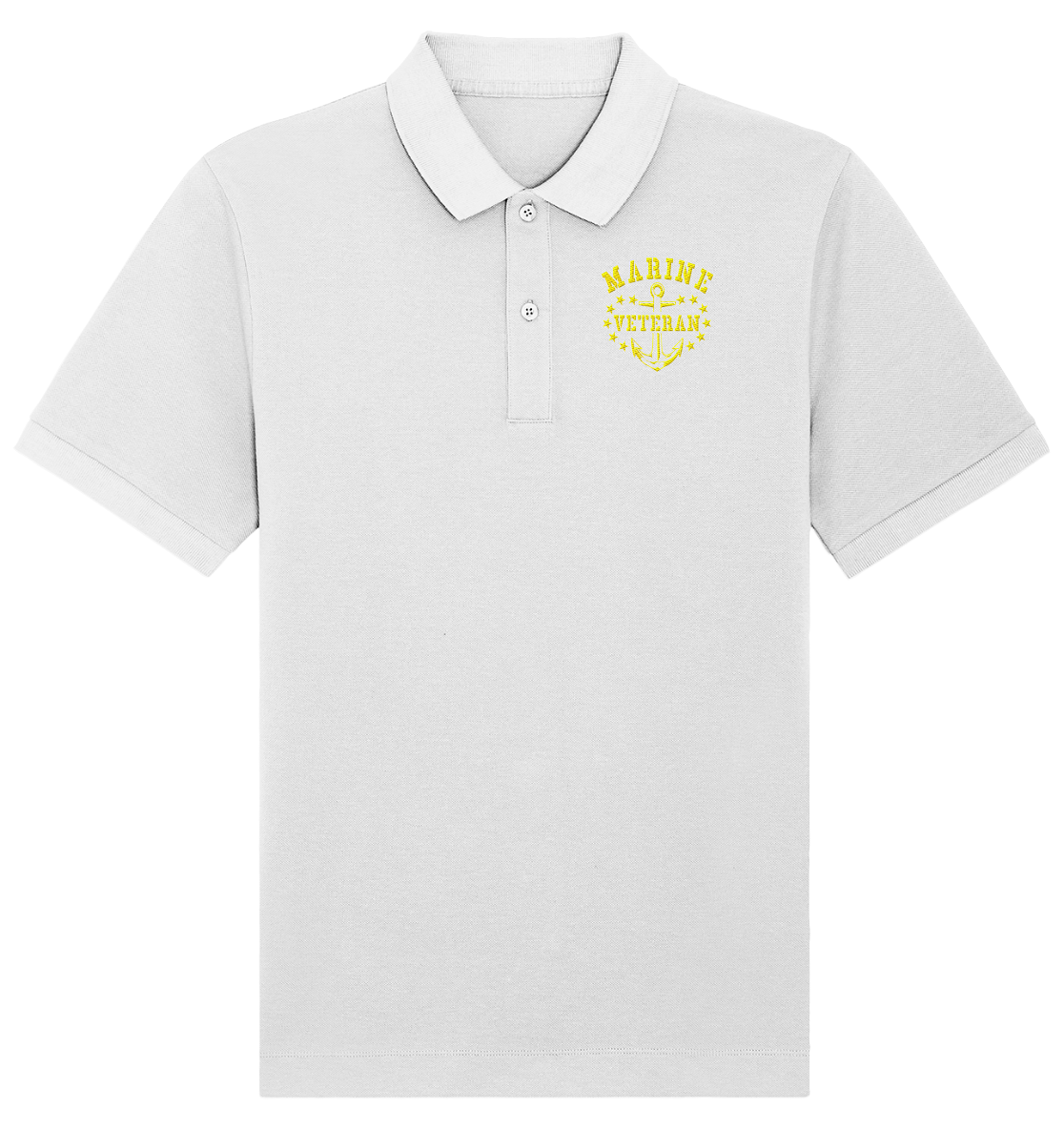 Marine Veteran Anker - Organic Poloshirt (Stick)