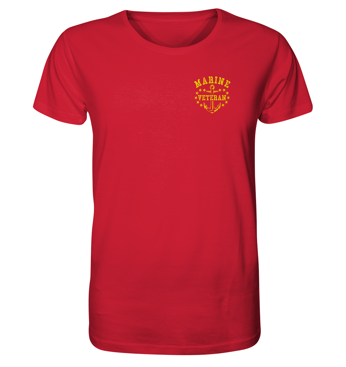 Marine Veteran Anker - Organic Shirt (Stick)
